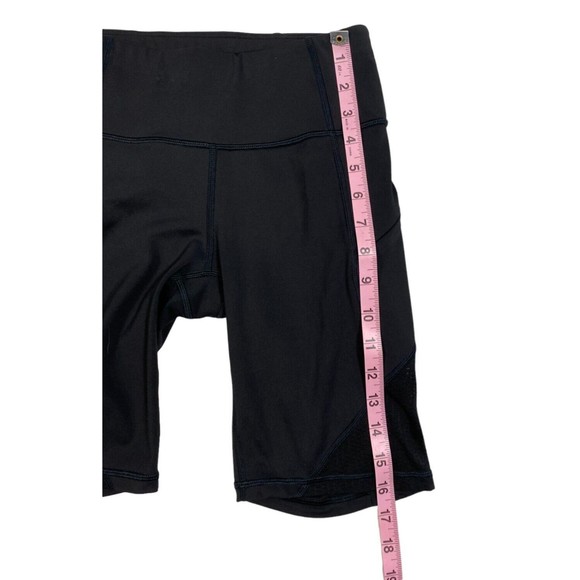 Athleta Women Size XXS Black Bike Shorts with 2 Side Zipper Pockets - Picture 13 of 14